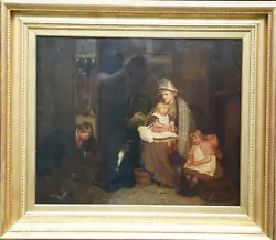 Buy Robert Gemmell Hutchison Scottish Victorian Art Interior Genre Oil Painting • 6,700£