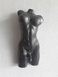 Buy Erotic Art , Shemale /Transgender Torso, Wall Fix, 9 Inch. Resin/bronze. • 65£