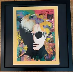 Buy Andy Warhol Portrait, Oil On Board - Mounted, Matted Framed • 1,228.60£