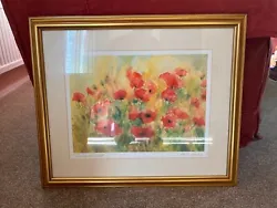 Buy Poppies Painting - 'Sommerschrricht' - High Quality Framed Print - Ute S Mertens • 23.99£