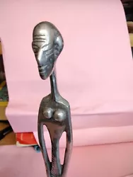 Buy Unusual Aluminium African Minimalist Style Female Sculpture • 14.45£