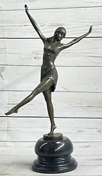 Buy Art Deco Nouveau Exotic Dancer By Chiparus Bronze Sculpture Figurine Figure • 123.91£
