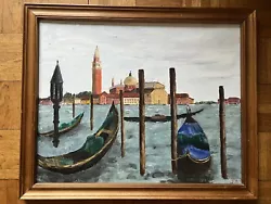 Buy Venice / Venetian Scene - Oil On Board - Post War Period ~ Signed • 60£