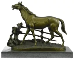 Buy Galloping Steed, Horse Cast Bronze Garden Statue Hand Made Bronze Masterpiece • 137.42£