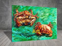 Buy Van Gogh Two Crabs CAFE RESTURANT CANVAS PAINTING ART PRINT 630 • 4.94£