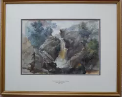 Buy Torrent Falls, North Wales By Henry Martin Pope (1843-1908). Watercolour. • 125£