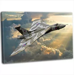 Buy RAF Avro Vulcan Bomber Canvas Print Framed Digital Painting Wall Art Picture  • 17.99£