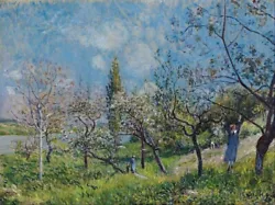 Buy Alfred Sisley Artist Oil Painting Signed.. • 315.84£