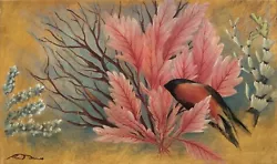Buy  Bird In Coral  Oil Painting On Paper • 90£