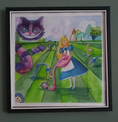 Buy Original Watercolour Painting,signed, Unframed, Cheshire Cat • 25£