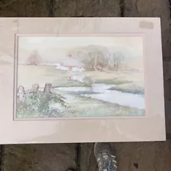 Buy Original Watercolour By  Glenda Rae Sunset • 15£