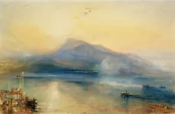 Buy The Dark Rigi Lake Of Lucerne Sunrise Painting By William Turner Repro FREE S/H • 78.19£