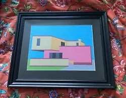 Buy Cubist Abstract Modernist Oil Painting Of An Art Deco House - Signed • 110£