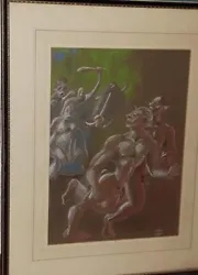 Buy Male Nude Naked Men Gay Queer LGBT Oil Painting Homoerotic Art 52.5x43 Cm UNIQUE • 500£
