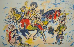 Buy  Marc Chagall Lithograph Art Painting Signed On Plate Numbered 7/50 • 353.59£