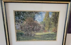 Buy The Parc Monceau By Claude Monet Oil Painting Signed • 103.36£