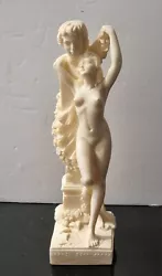 Buy Vintage Greek Woman Lady Hand Made Alabaster Statue By DIOGENES 9  • 96£