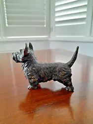 Buy Bronze Scottish Terrier Dog Sculpture Art • 70£