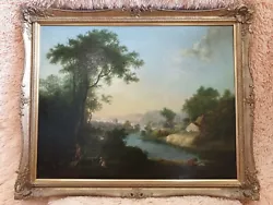 Buy Antique Victorian Oil On Canvas - Landscape. • 555£