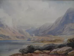 Buy Attr. David Cox Dolbadarn Castle, Llanberis Lake Snowdonia L/Scape W/colour • 200£