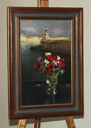 Buy CHRISTOPHER ROBINSON (b.1945) Oil Painting Of 'Anemones In Venice', Italy - 1994 • 475£