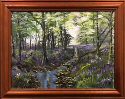Buy Contemporary English School Acrylic On Board Woodland Landscape Painting. Signed • 15£