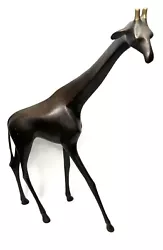 Buy Vintage Loet Vanderveen 17” Bronze Giraffe Sculpture Statue Figure 106/250 • 844.82£