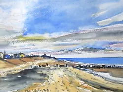 Buy Original Watercolour Painting Bacton Beach No 2 By Ann Marie Whitton • 25£