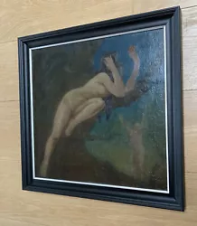Buy Haydn Reynolds Mackey Original Painting Nude “Adam & Eve” Oil On Wood Panel • 410£