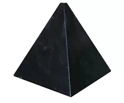 Buy Pyramid IN Marble Black Marquinia Black Marble Pyramid Sculpture Art Design 20cm • 205.45£
