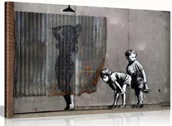 Buy Exposed Kids Banksy Dismaland Canvas Wall Art Picture Print • 19.99£