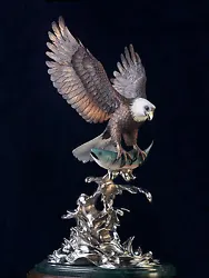 Buy BRONZE Eagle Amazing Detail!!! Limited Edition SCULPTURE By BARRY STEIN • 25,947.95£