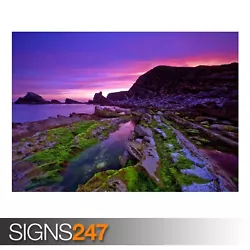 Buy COOL BAY (3326) Beach Poster - Photo Picture Poster Print Art A0 A1 A2 A3 A4 • 1.10£
