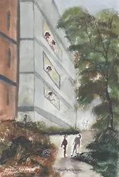 Buy POTTAGE BRAY FLATS - Original Watercolour Painting By ADRIAN APPLEBY • 4.99£