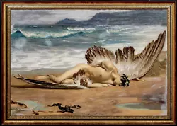 Buy Large 19th Century French The Death Of Icarus - Alexandre CABANEL (1823-1889) • 18,000£