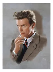 Buy DAVID BOWIE SUPER REALISTIC ORIGINAL PAINTING By KOUFAY 20 X28  CANVAS  • 33,996.13£