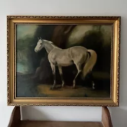 Buy Oil Painting, Equine, Horse Animal Framed Vintage Original • 135£