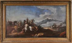 Buy Attributed To Antonio Calza (Verona, 1653 - 1725): Battle Scene, 17th Century, • 5,553.25£