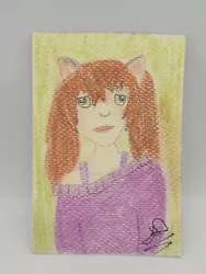 Buy Pastel Aceo 'The Cats Ears' • 1.99£