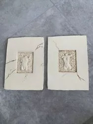 Buy 3D Plaster Male And Female Torso Plaques • 25£