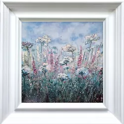 Buy Moon Garden Dream -  Beautiful Solid Wood Framed Original Painting - By J Taylor • 750£