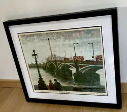 Buy Noel Ellis 11/30 Signed Ltd Edition Print Picture London Battersea Bridge 1976 • 140£