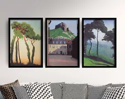Buy Set Of Three Felix Vallotton Paintings, Nature Art Prints, Trees Posters • 199£
