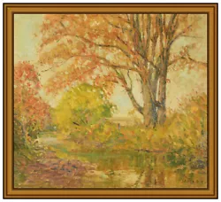 Buy John Wells James Original Painting On Board Landscape Water Signed Framed Art • 7,133.79£