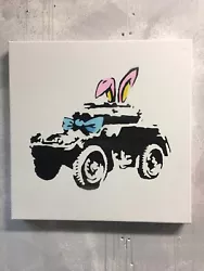 Buy Banksy, Spray Paint And Stencil On Canvas, BUNNY TANK • 1£