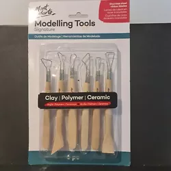 Buy Mont Marte Modelling Tools Signature 6 Pieces Clay Polymer Ceramic NEW • 8.99£