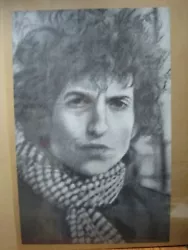 Buy Bob Dylan Large 1960's Vintage Black White Poster Inv#7238 • 71.02£