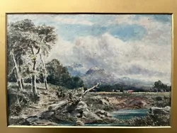 Buy David Cox View In North Wales 19th Century Watercolour Painting Signed Unframed • 325£