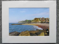 Buy West Bay PRINT Dorset Picture Photograph West Beach Fits 9 X 7 Inch Frame • 8.99£