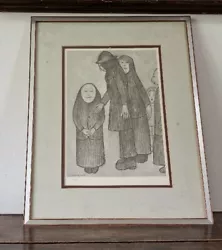 Buy LS Lowry Family Discussion Picture Limited Edition British Artist Vintage No 40  • 999.99£